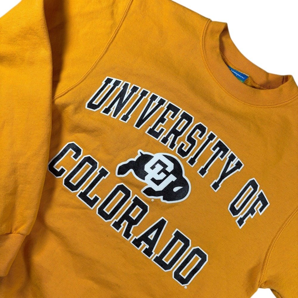 Champion University of Colorado Gold Crewneck Sweatshirt